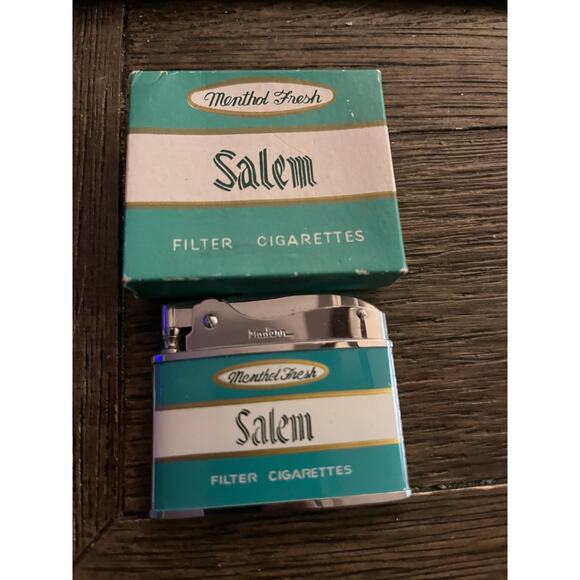 1950's Mid Century Salem Lighter with Original Box made by modern-NOS - Picture 1 of 3